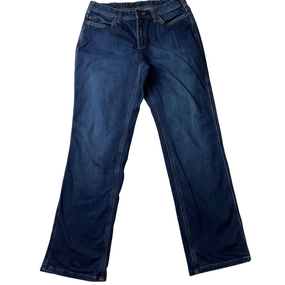Carhartt‎ Women's Jeans Blue Denim Regular Fit Size 8 Casual Workwear - Picture 2 of 6